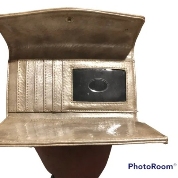 (1514) Vintage Guess Hobo Handbag with Matching Trifold Wallet Bundle - Picture 9 of 10